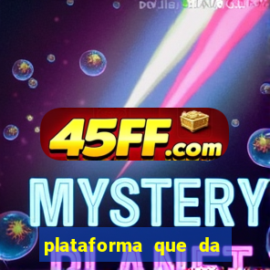 plataforma que da 10 reais de bonus